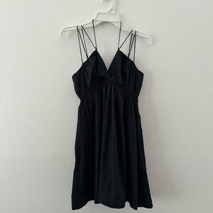 ✨ Abercrombie & Fitch Black Mini Dress with Pockets | Size M ✨